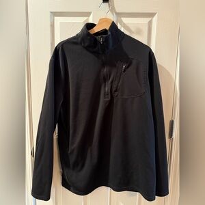 Alpine Black Dri-Logic 1/4 Zip Pullover